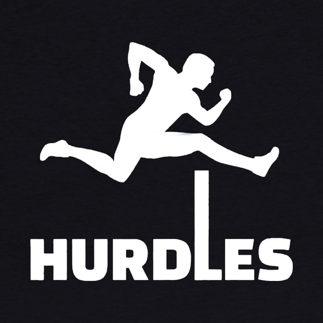 HURDLES white by Athletics Inc